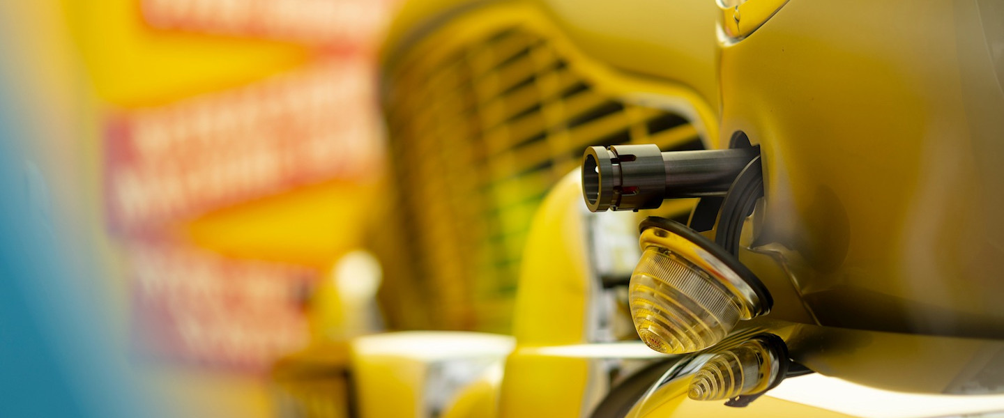 The machine gun on the DB5 replica