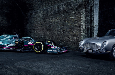 The AMR21 meets the DB5