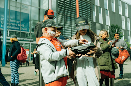 A very special pitstop on the tour. We brought patients and staff at the Manchester Chiledren's Hospital closer to F1 than ever before.