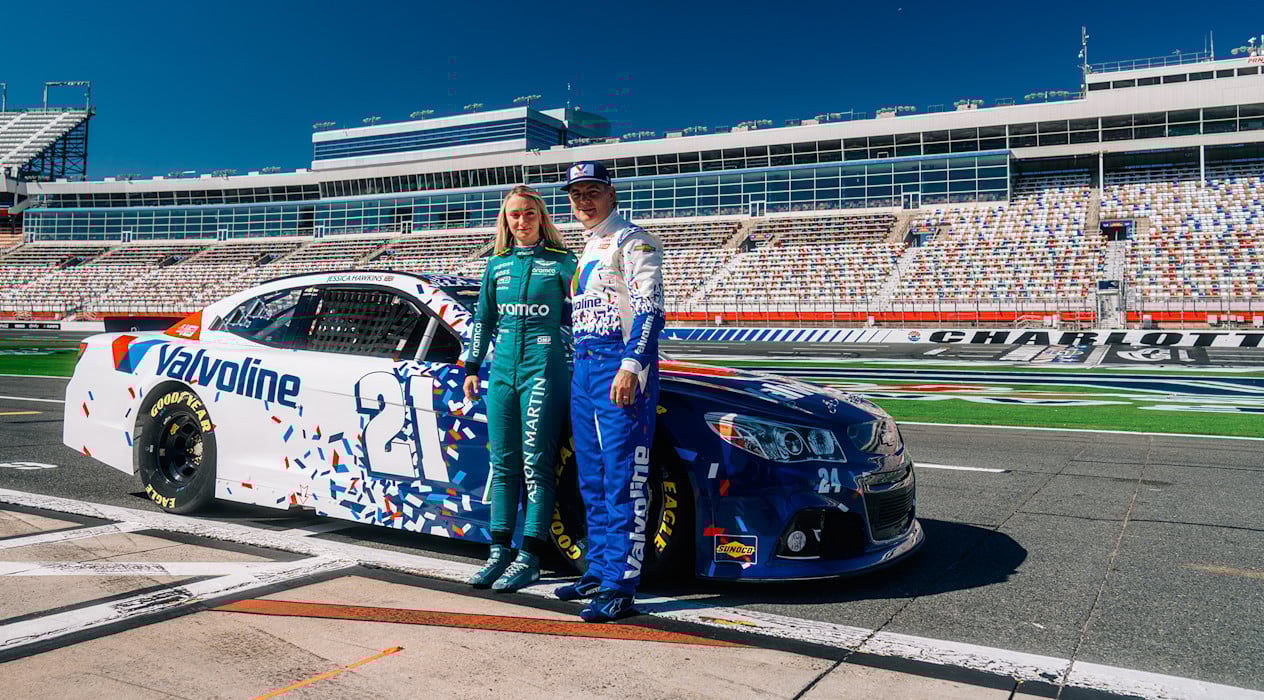 Jessica x Valvoline Header