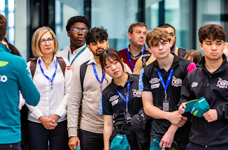 The students also got the chance to tour our Technology Campus. 