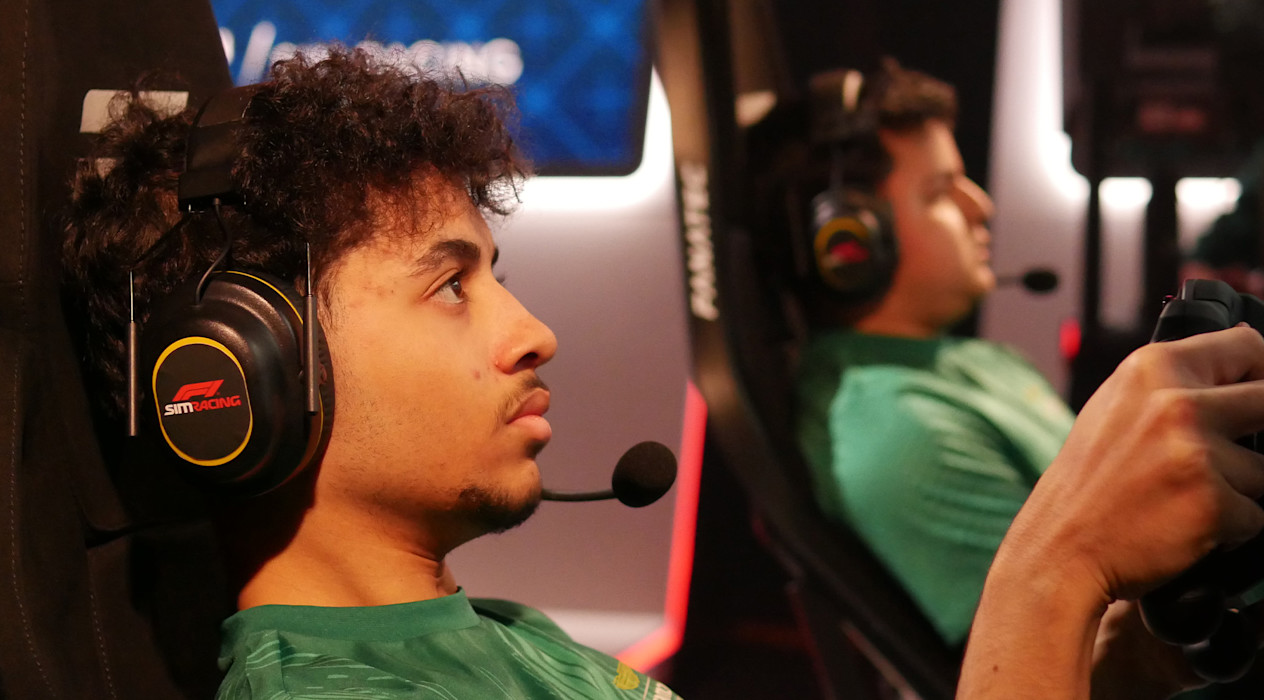 Sim racing event three header