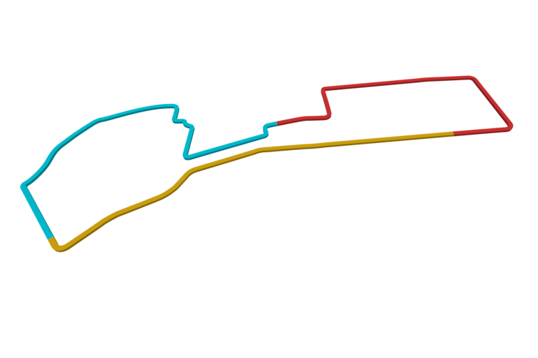 2023 Azerbaijan Grand Prix track map sectors