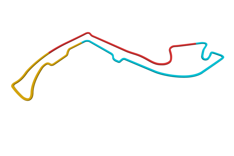 2023 Monaco Grand Prix track map sectors
